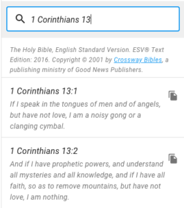 Bible search results